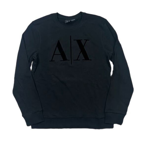 Armani Exchange H-Holiday 2014 Black Long Sleeve Shirt - Picture 1 of 12